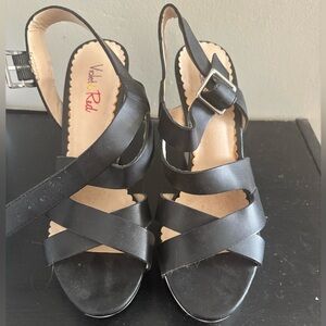 Black Strappy Sandals